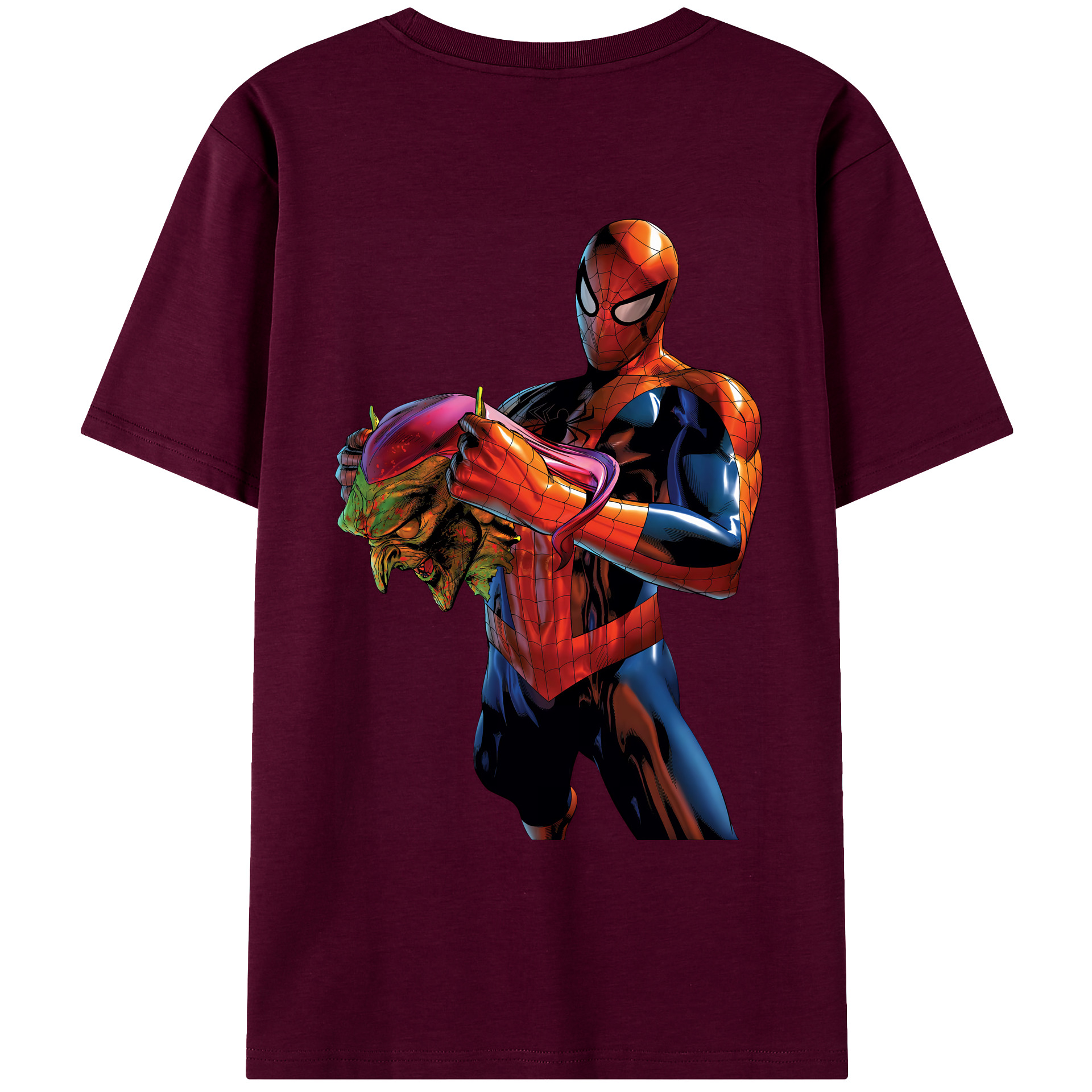 （画像用） Spider Man スパイダーマン レディース半袖Tシャツ(バックプリント)